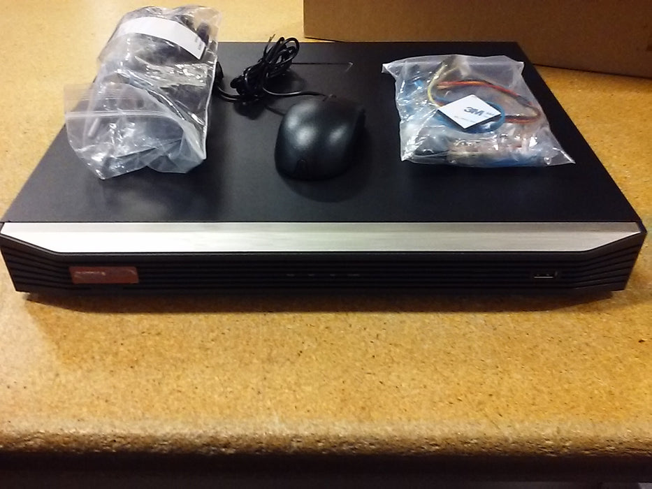 16-Channel 4K NVR with 2 SATA HDD Bays (1UNVRlite16P)