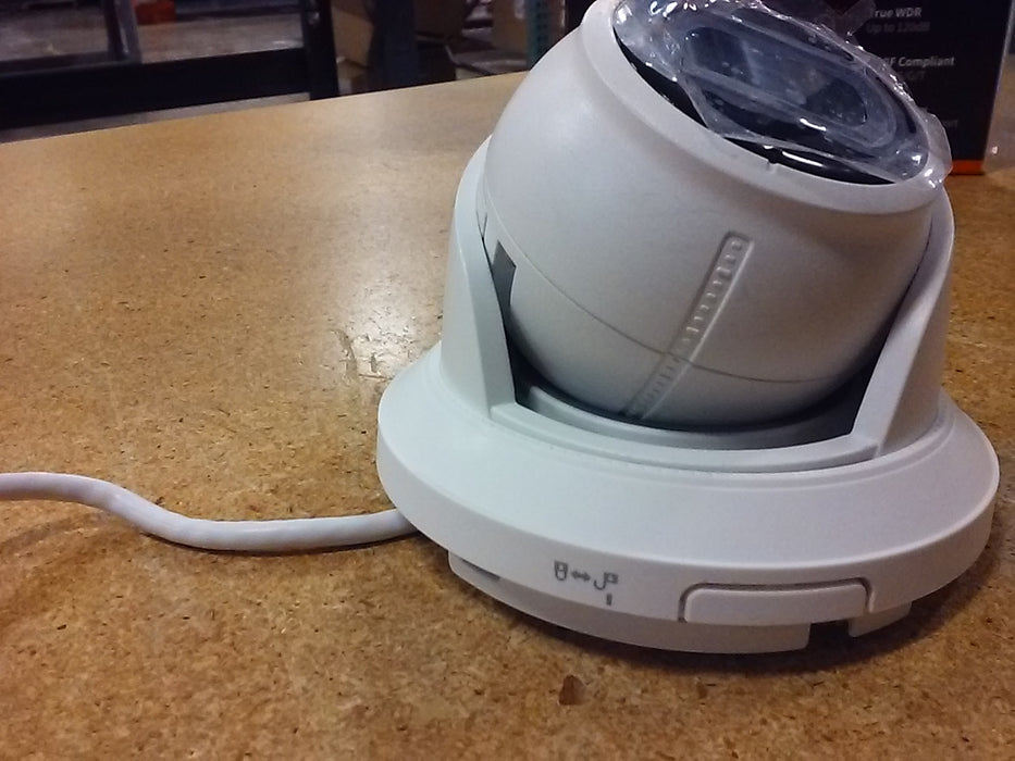 Hanwha Wisenet A series 4MP Weatherproof IP Turret Vandalproof Security Camera with a 3mm Fixed Lens (ANE-L7012R)