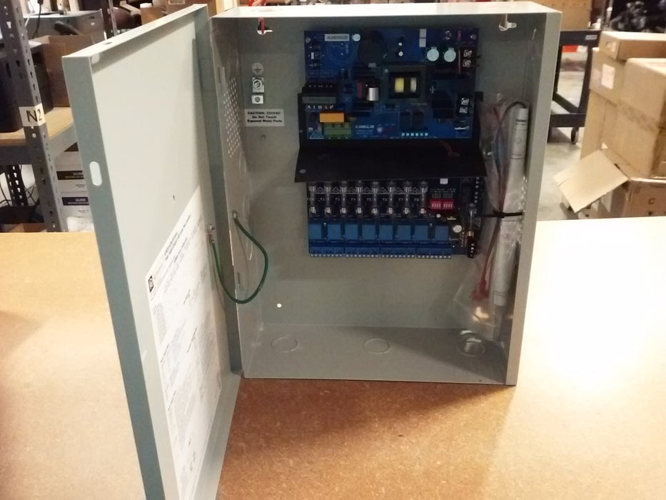 Altronix Power Supply Charger with Eight Independent 12VDC or 24VDC Fail Safe and/or Fail Secure Outputs (AL600ACM220)