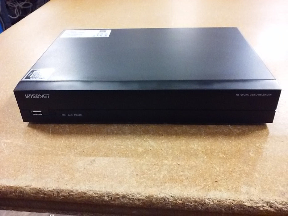 Hanwha Wisenet A series 4K NDAA Compliant 4-Channel IP Network Video Recorder with 1 SATA Hard Drive Bay (ARN-410S)