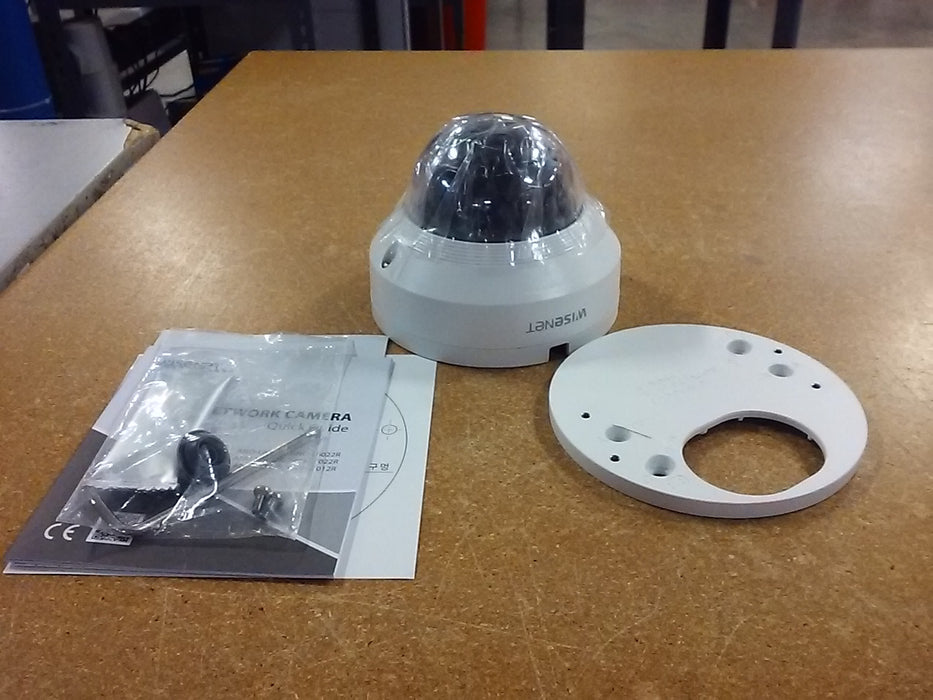 Hanwha Wisenet A series 4MP Weatherproof IP Vandal Dome Security Camera with a 3mm Fixed Lens (ANV-L7012R)