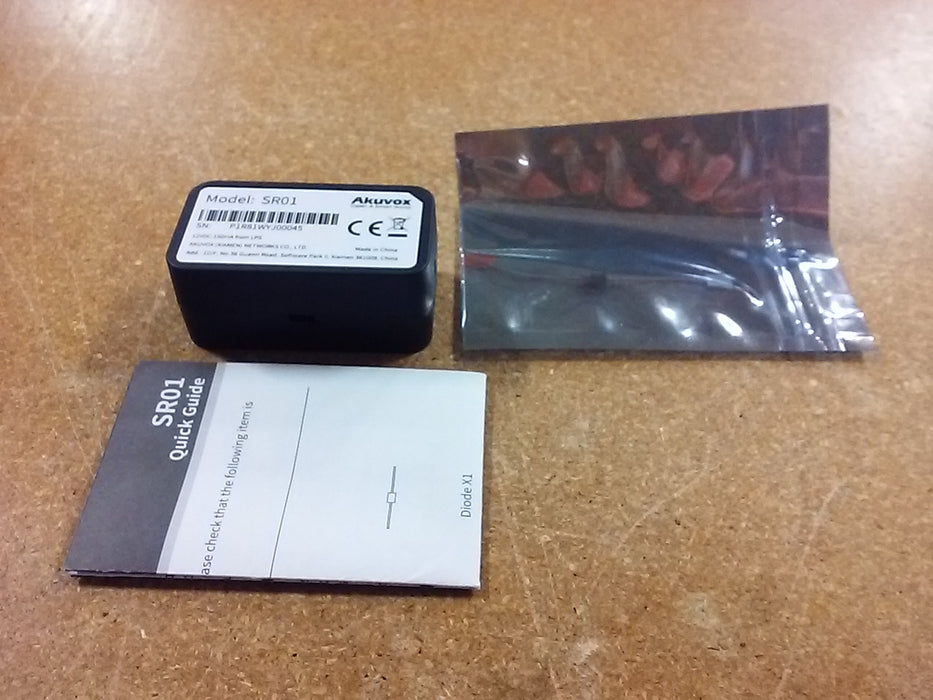 Akuvox Compact Security Relay Single Door I/O Module (SR01)