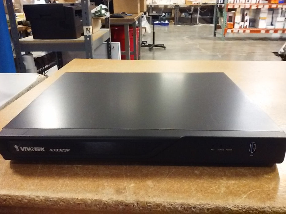 VIVOTEK ND9323P 4K UltraHD NDAA and TAA Compliant 8-Channel IP Network Video Recorder with 2 SATA Hard Drive Bays