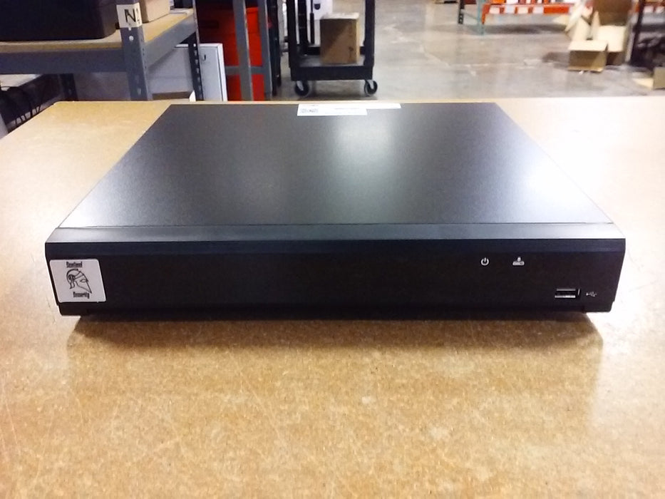 4K 16-Channel PoE NVR with 16 PoE Ports and Two HDD Hard Drive Slots