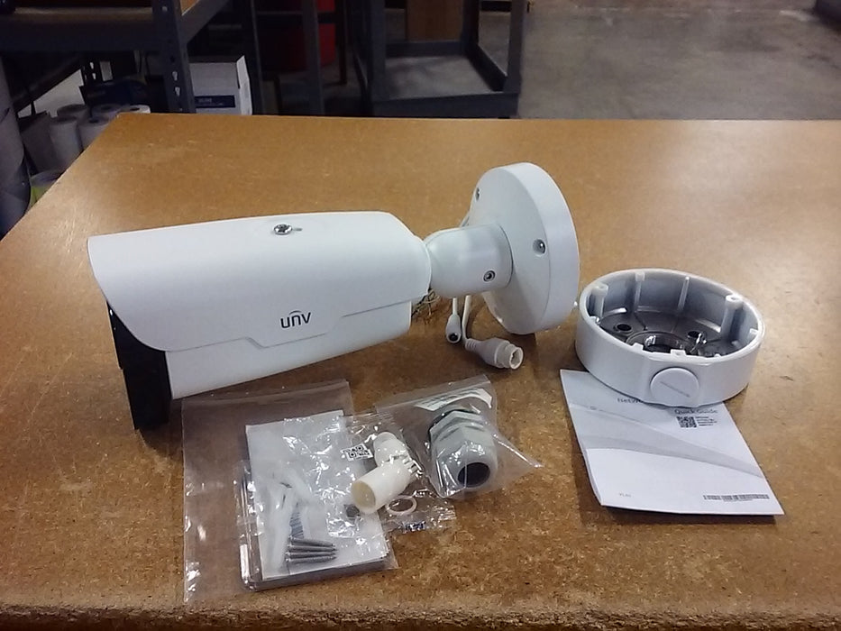 4MP/720P HD Dual-Spectrum Thermal Bullet IP Security Camera with Active Deterrence features and a 4mm Fixed Lens (TIC2621SRF34F4ACVD)