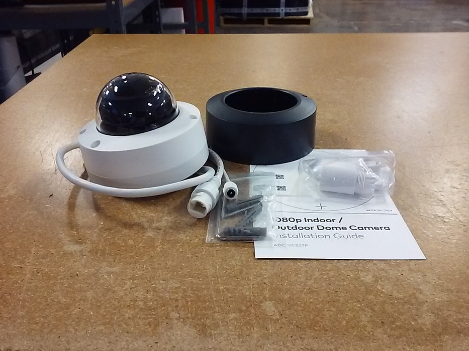 Alarm.com HD 1080P Weatherproof Indoor/Outdoor Vandal Dome Security Camera with IR (ADC-VC827P)