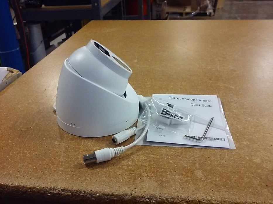 5MP ColorHunter HD-TVI Turret Camera with a 2.8mm Fixed Lens (UACT125AF28MW)