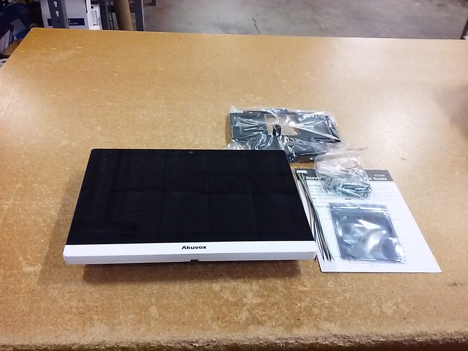 Akuvox Indoor Android Monitor With Built-In Wi-fi, Bluetooth, and a 10" LCD Touch Screen and a 1MP Built-In Camera (C319A)