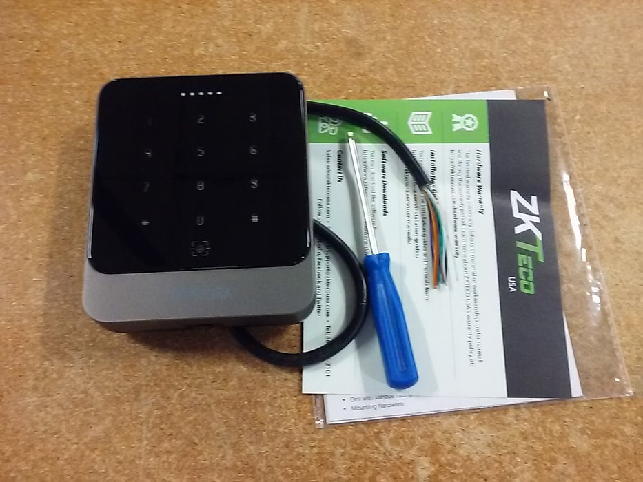 ZKTeco USA Armatura Explorer Series Outdoor Multi-Tech Smart Reader with RFID, Keypad, and QR Code Capabilities (AMT-EP20CKQ-M)