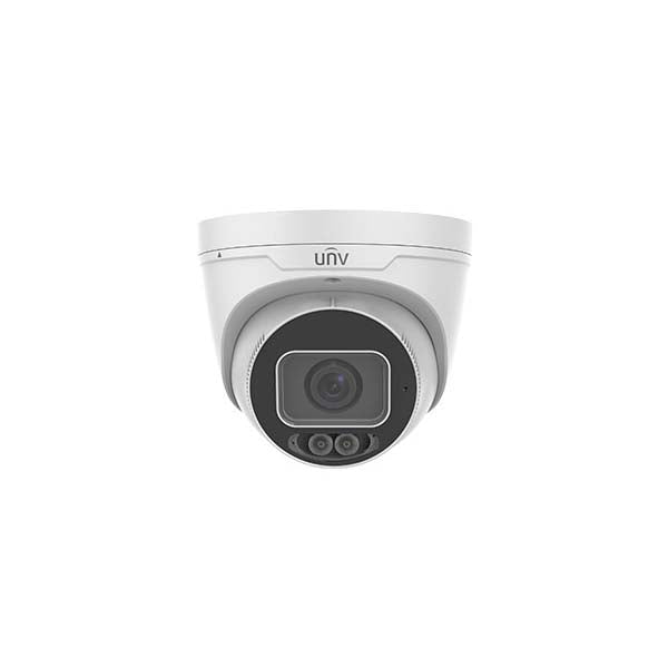 4K UltraHD 24/7 Color Weatherproof Turret IP Security Camera with a 4mm Fixed Lens and a Built-In Mic (IPC3638SEADF40KWLI0)