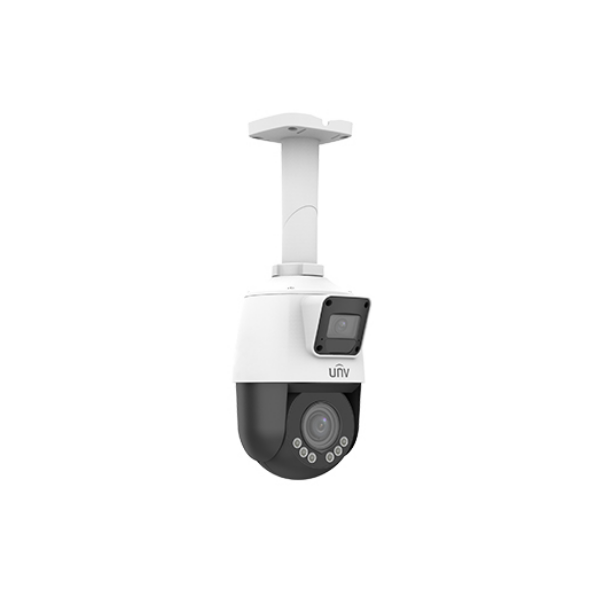 FullHD 1080p 2MP Dual-Lens Mini PTZ IP Security Camera with a 2.8mm Fixed Lens On Top (IPC9312LFWAF282X4)