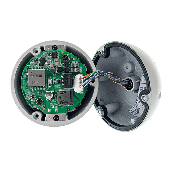 VIVOTEK IT9380-HF2 5MP NDAA and TAA Compliant Weatherproof Turret IP Security Camera with a 2.8mm Fixed Lens and a Built-In Microphone