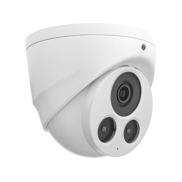 VIVOTEK IT9380-HF2 5MP NDAA and TAA Compliant Weatherproof Turret IP Security Camera with a 2.8mm Fixed Lens and a Built-In Microphone