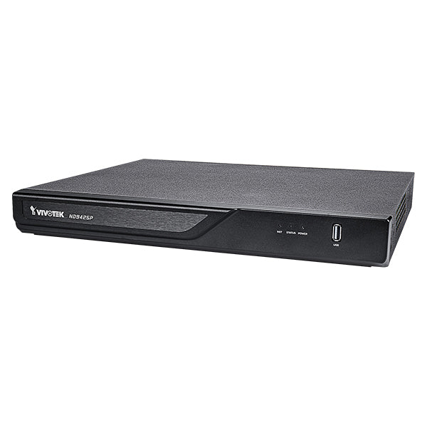 VIVOTEK ND9425P 16-Channel 4K Ultra HD NDAA and TAA Compliant PoE Network Video Recorder with 2 SATA HDD Bays and 16 PoE Ports