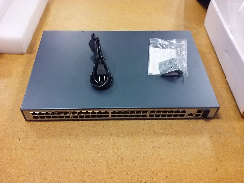 IPCamPower 48 Port POE Network Switch W/ 3 Gigabit Uplink Ports | Designed for IP Cameras | POE+ Capable of Pushing 30 Watts per Port | 400 Watts Total Budget