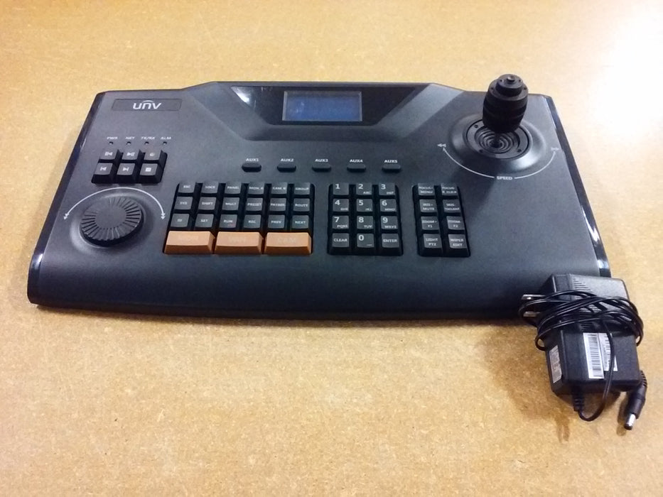 IP Surveillance Keyboard with LCD Screen Display & Four-Dimensional Joystick PTZ Control for NVRs (KB1100NB)