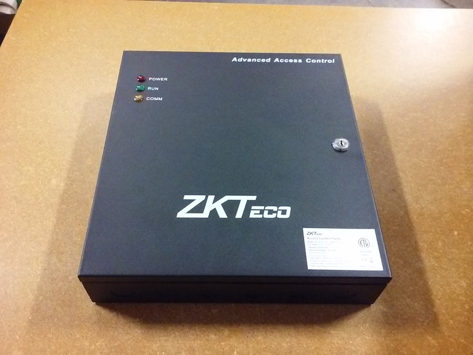 ZKTeco Atlas 400 Bundle - 4 Door Access Control Panel with Built-in Web Application (No Software Required) - Includes Cabinet & Power Supply (Atlas400 BUN)