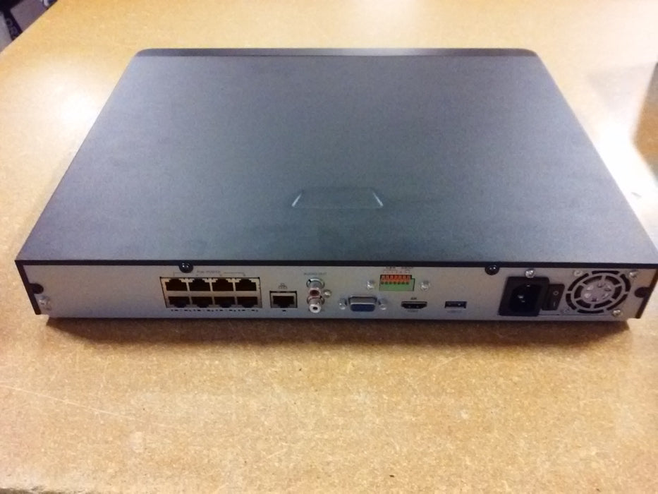 8-Channel 4K NDAA Compliant NVR with 2 SATA HDD Bays (NVR30208S2P8)