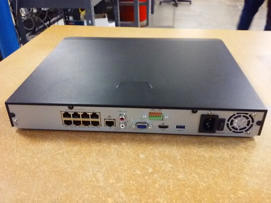 8-Channel 4K NDAA Compliant NVR with 2 SATA HDD Bays (NVR30208S2P8)