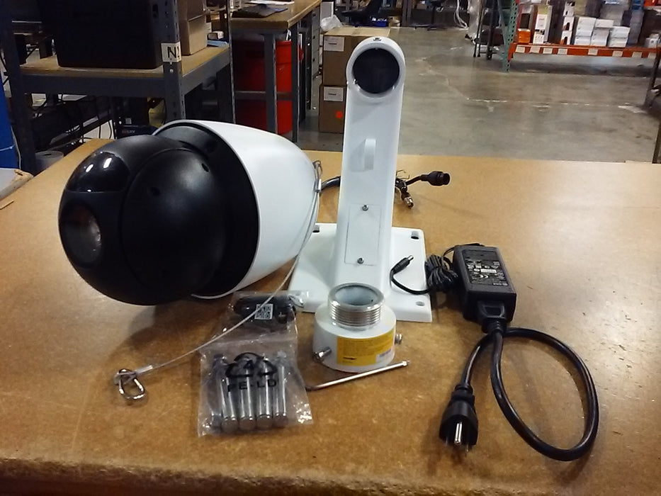 4MP Deep Learning IP67 Weatherproof PTZ IP Security Camera with a 25x Motorized Zoom Lens, AI Autotracking, and LightHunter Illumination Technology, and Included Wall Mount (IPC6424SRX25VFB)