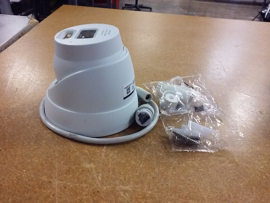 4K Ultra HD (8MP) Active Deterrence Weatherproof Turret IP Security Camera w/ 2.8mm Lens, Red & Blue Strobes, White Light, and Siren
