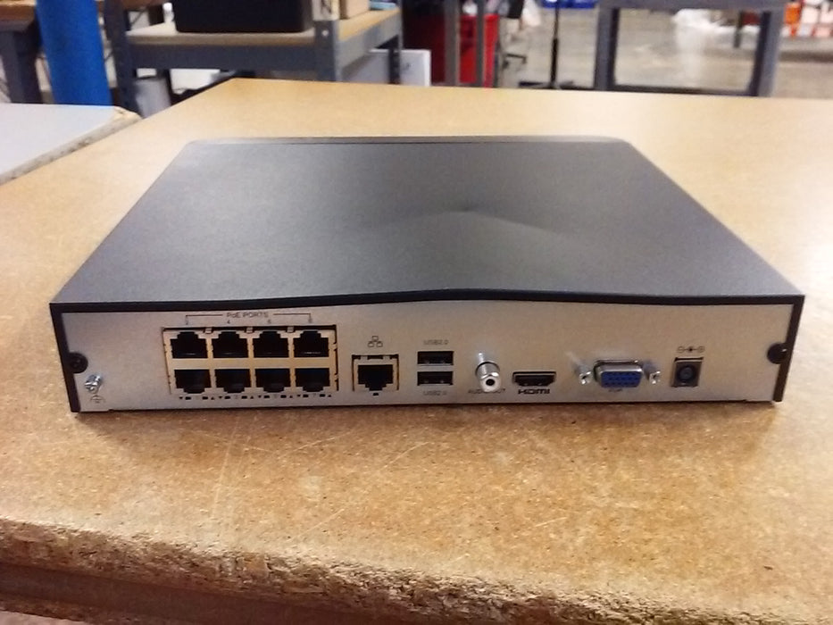 8MP NDAA-Compliant 8-Channel NVR with a SATA HDD Bay (NVR108E2P8)