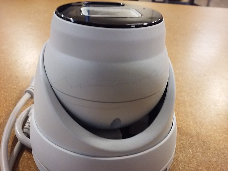 5MP 24/7 Color Weatherproof Turret IP Security Camera with a 2.8mm Fixed Lens, Built-In Mic, and Onboard White Light