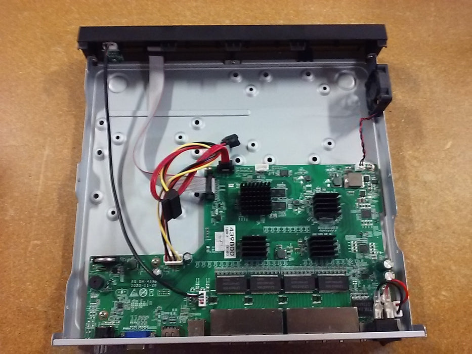 16-Channel 4K UltraHD NDAA-Compliant PoE Network Video Recorder with 16 PoE Ports and 1HDD Slot