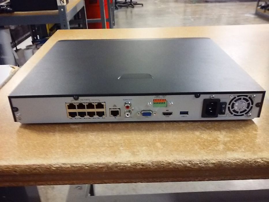 8-Channel 4K NDAA Compliant NVR with 2 SATA HDD Bays (NVR30208S2P8)