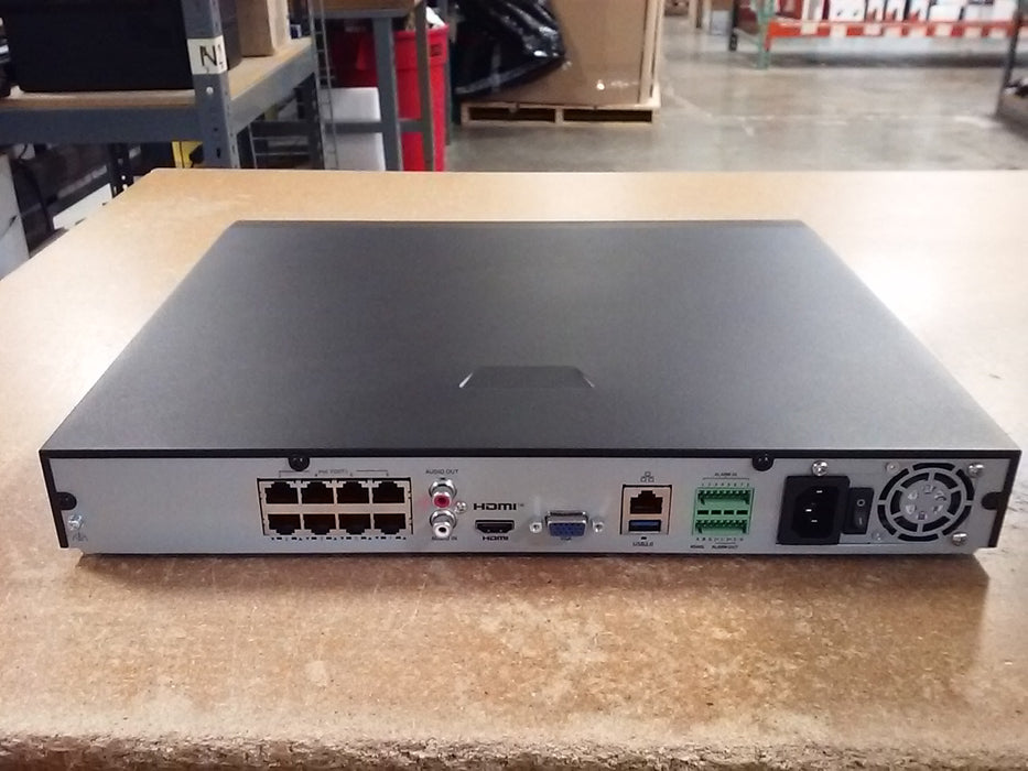 8-Channel 16MP UltraHD NDAA Compliant PoE NVR with 2 SATA HDD Bays (NVR50208BP8)