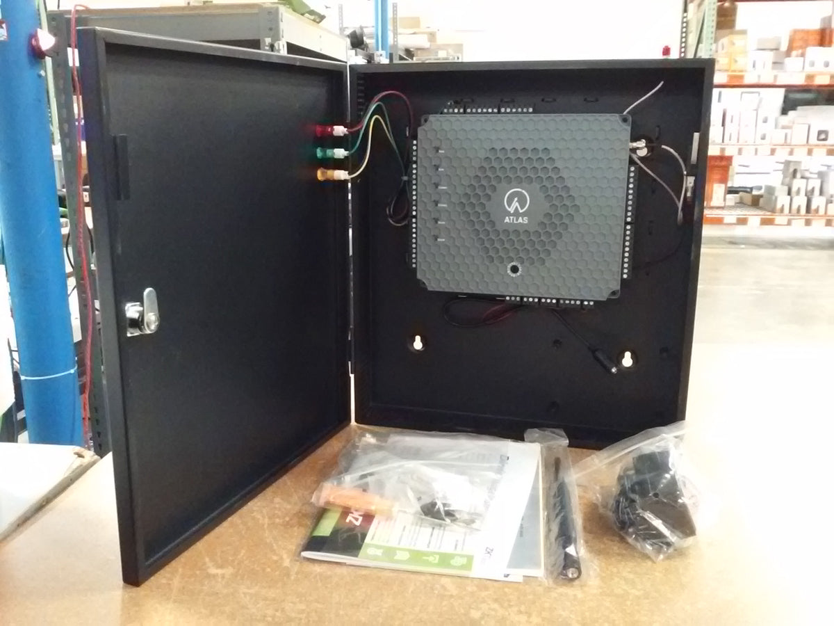 ZKTeco USA Atlas Bio 260 Bundle - 2 Door Access Control Panel with Bui ...