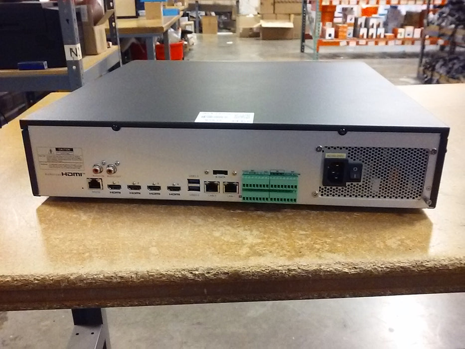 High-Capacity 64-Channel 4K UltraHD NDAA-Compliant Network Video Recorder with 8 HDD Bays and a Dual NIC Network Interface (64NVR)