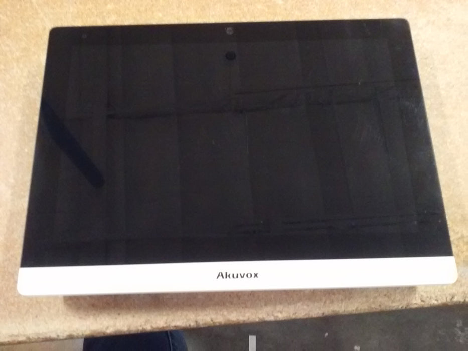 Akuvox Indoor Android Monitor With Built-In Wi-fi, Bluetooth, and a 10" LCD Touch Screen and a 1MP Built-In Camera (C319A)
