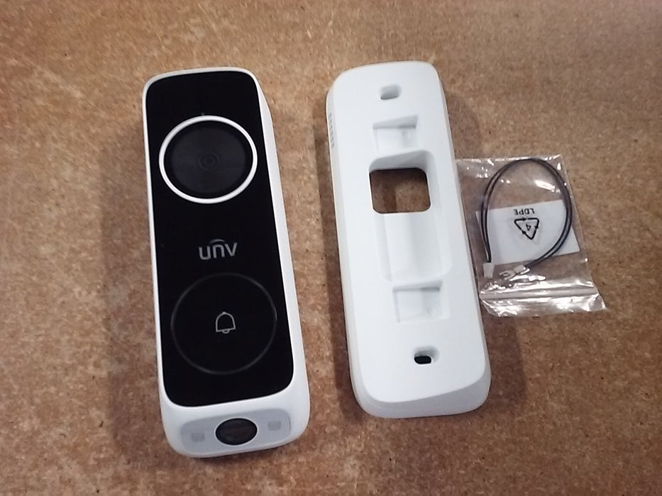 HD 3MP + 2MP Dual Lens Weatherproof Video Doorbell Wi-Fi Security Camera w/ 2-Way Audio, Human Body & Package Detection (ED525BWB)