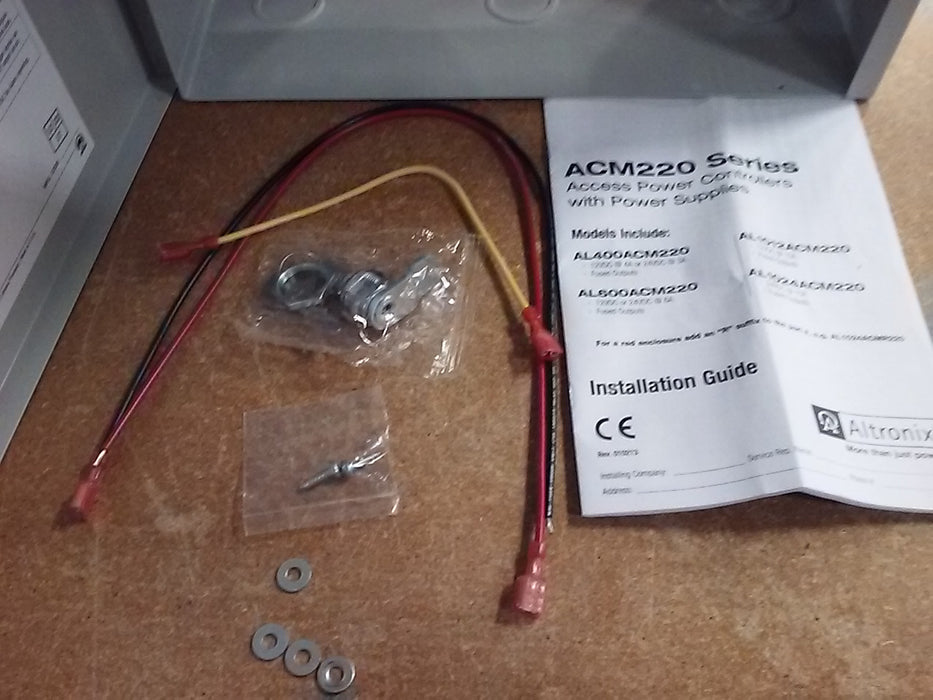 Altronix Power Supply Charger with Eight Independent 12VDC or 24VDC Fail Safe and/or Fail Secure Outputs (AL600ACM220)