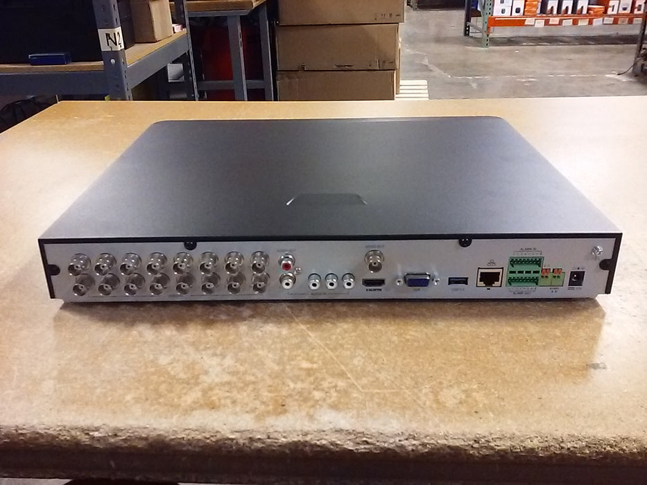 4K UltraHD NDAA-Compliant 16-Channel Hybrid Digital Video Recorder with support for TVI, AHD, CVI, CVBS, and 16 Additional IP Inputs (XVR30216U3)
