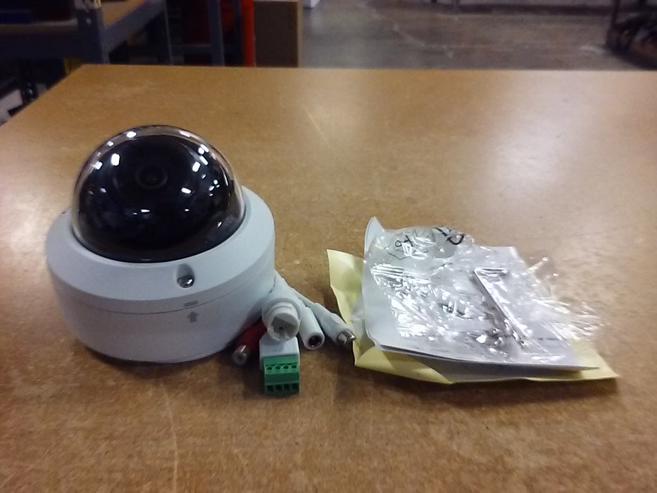 4K UltraHD 8MP Weatherproof Vandal Dome IP Security Camera W/ 2.8mm Fixed Lens