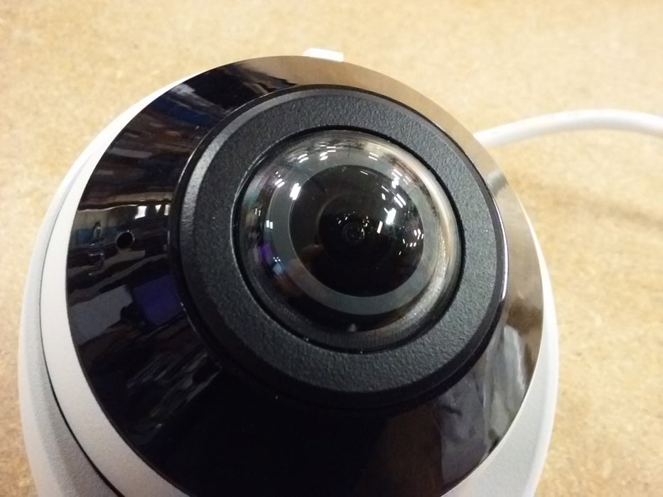 8MP 4K UltraHD Wide Angle 180° Field of View NDAA Compliant Weatherproof IR Fixed Turret IP Security Camera with Deep Learning AI (IPC3608SBADF16KMI0)