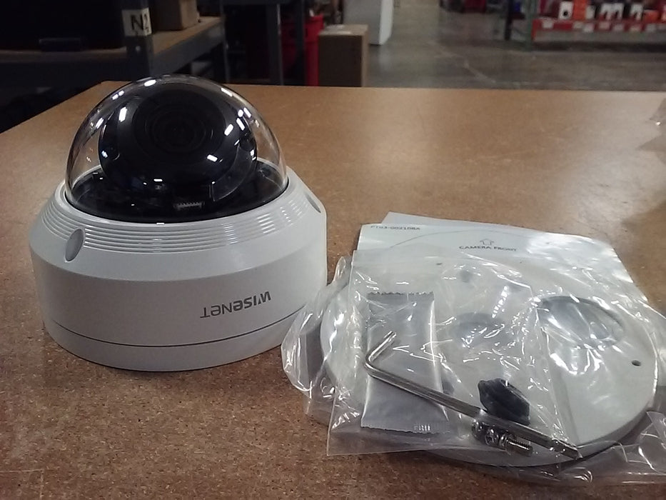 Hanwha Wisenet A series 4MP Weatherproof IP Vandal Dome Security Camera with a 3.3-10.3mm Motorized Varifocal Lens (ANV-L7082R)