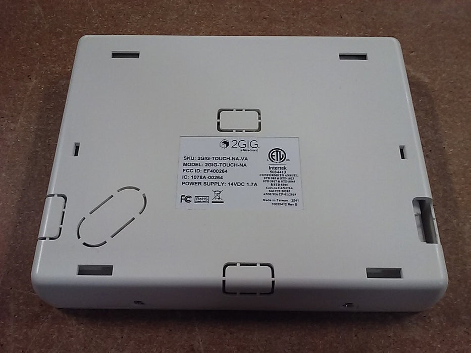 2GIG GCTouch Security and Control Panel with 7-inch Touchscreen, Bluetooth Disarm, Z-Wave Compatibility (2GIG-TOUCH-NA-VA)