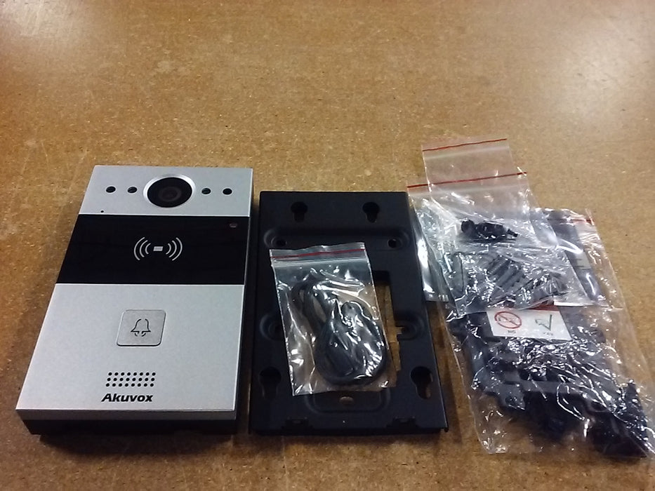 Akuvox Palm-Sized Doorphone Intercom and Proximity Card Reader With a Built-In 2MP Camera (R20A)