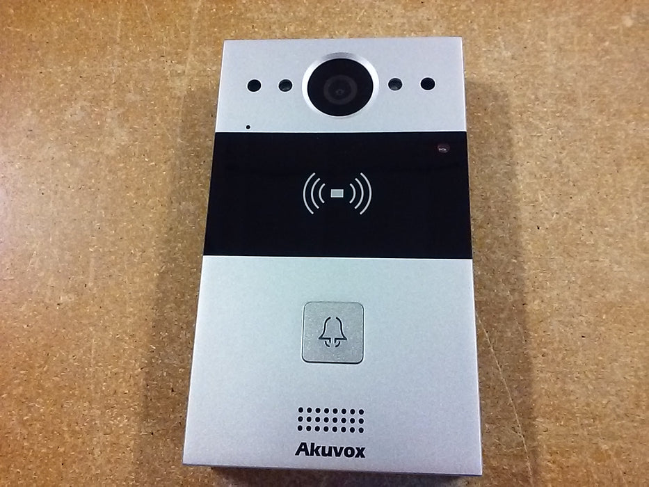 Akuvox Palm-Sized Doorphone Intercom and Proximity Card Reader With a Built-In 2MP Camera (R20A)