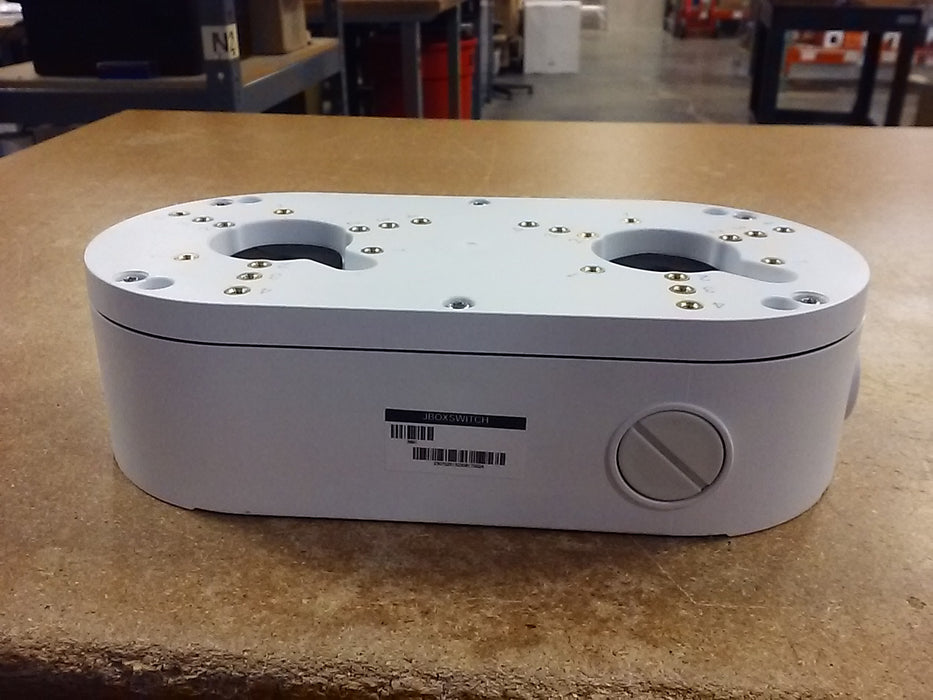 IP66 Weatherproof Dual Junction Box with Integrated 2-Port PoE Switch, for Fixed Lens Cameras (JBOXSWITCH)