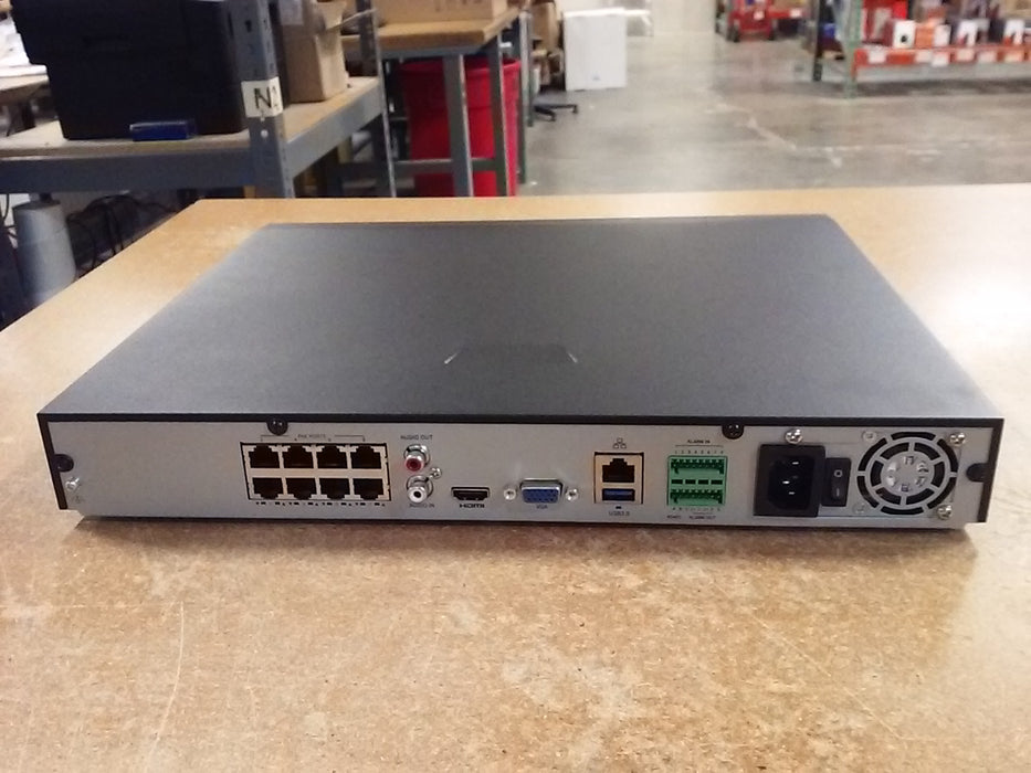 8-Channel 16MP UltraHD NDAA Compliant PoE NVR with 2 SATA HDD Bays (NVR50208BP8)