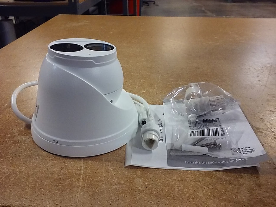 4MP NDAA-Compliant Weatherproof Turret IP Security Camera 2.8mm Fixed Lens (U14MPRT)