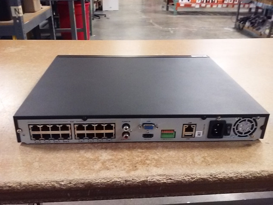 L-Series 4K Ultra HD 16-Channel NDAA-Compliant IP Network Video Recorder with 2 SATA Hard Drive Bays (NVR-2B16L)