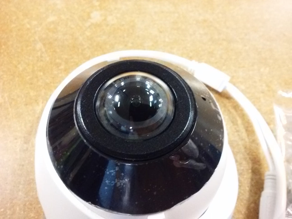 8MP 4K UltraHD Wide Angle 180° Field of View NDAA Compliant Weatherproof IR Fixed Turret IP Security Camera with Deep Learning AI (IPC3608SBADF16KMI0)