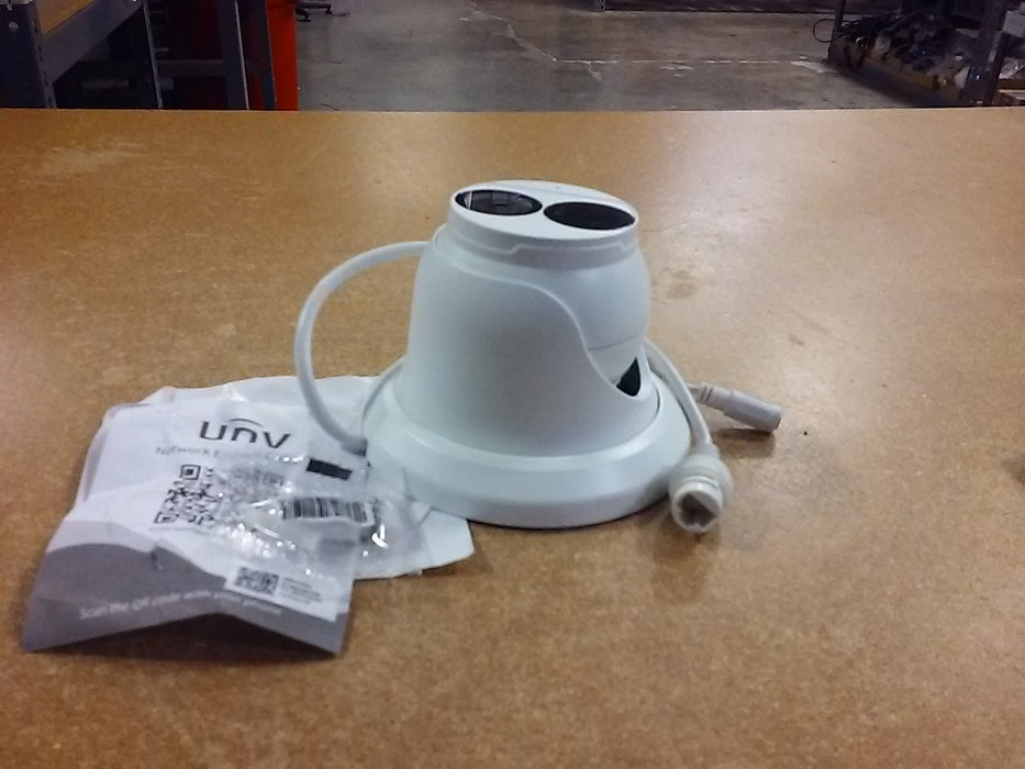 4MP NDAA Compliant Weatherproof IR Turret Security Camera with 2.8mm Fixed Lens and Built-In Mic (ECT4F28MV3)