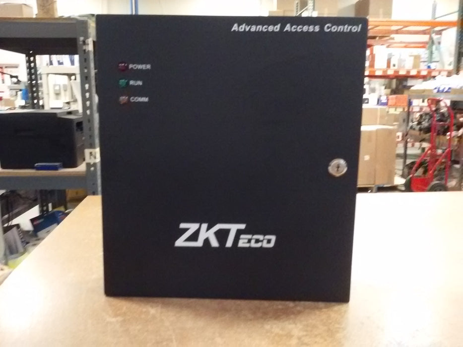 ZKTeco Atlas 400 Bundle - 4 Door Access Control Panel with Built-in Web Application (No Software Required) - Includes Cabinet & Power Supply (Atlas400 BUN)
