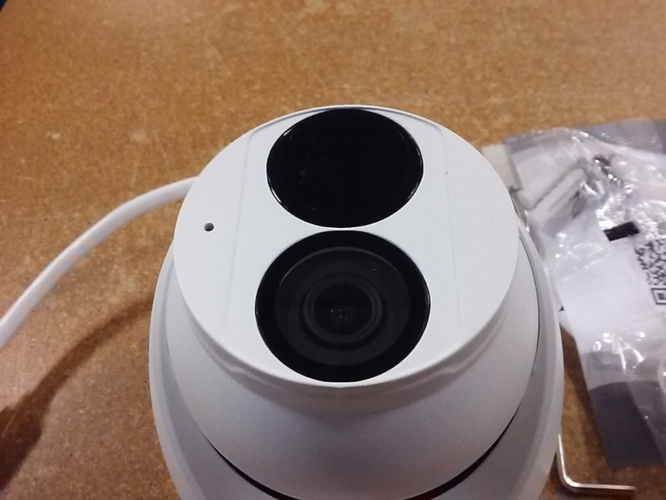 4K UltraHD Prime I NDAA-Compliant Weatherproof Turret IP Security Camera with a 2.8mm Fixed Lens and Deep Learning Artificial Intelligence (U18MPT2)